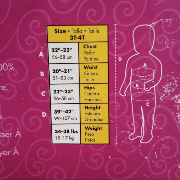 Disguise Disney Tinkerbell Toddler Costume, 3T-4T - Picture 3 of 3